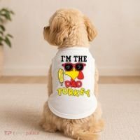 Im The Dad Turkey Funny Thanksgiving Doggie Tank thumb 2