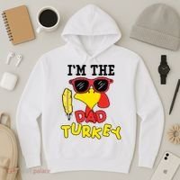 Im The Dad Turkey Funny Thanksgiving Hoodie thumb 3