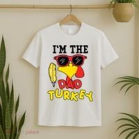 Im The Dad Turkey Funny Thanksgiving T-Shirt thumb 2