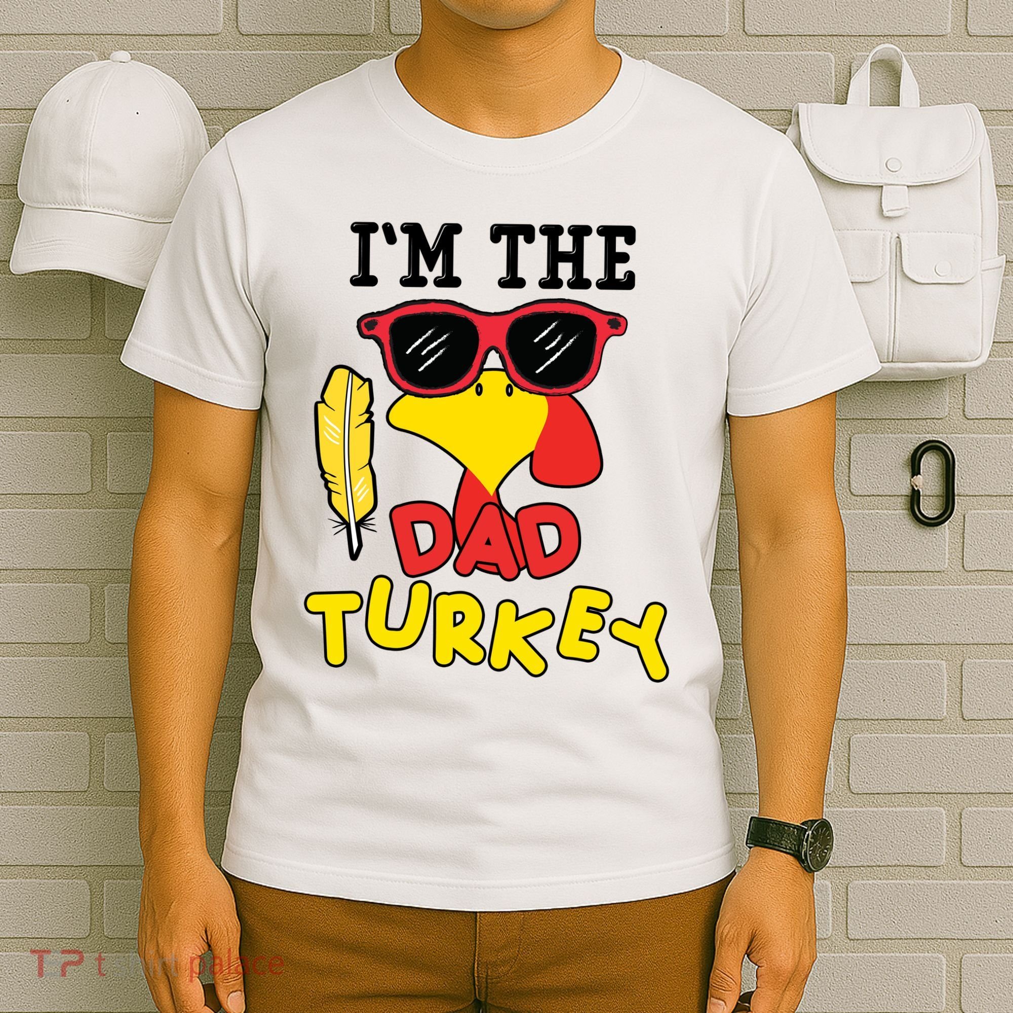 Im The Dad Turkey Funny Thanksgiving T-Shirt