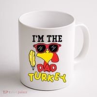 Im The Dad Turkey Funny Thanksgiving Coffee Mug thumb 1