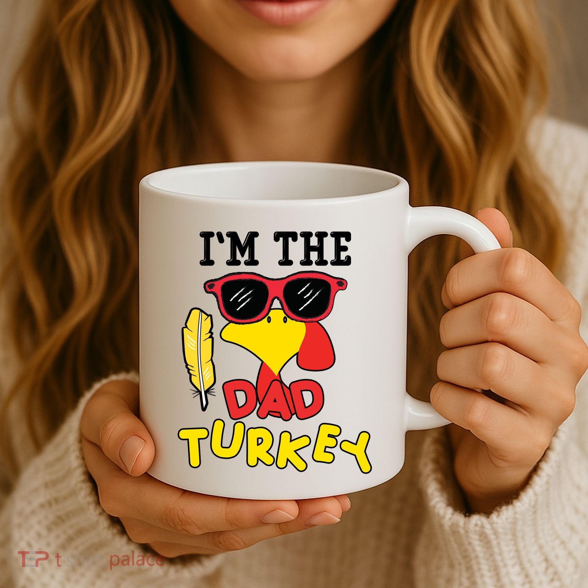 Im The Dad Turkey Funny Thanksgiving Coffee Mug