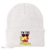 Im The Dad Turkey Funny Thanksgiving Beanie thumb 0