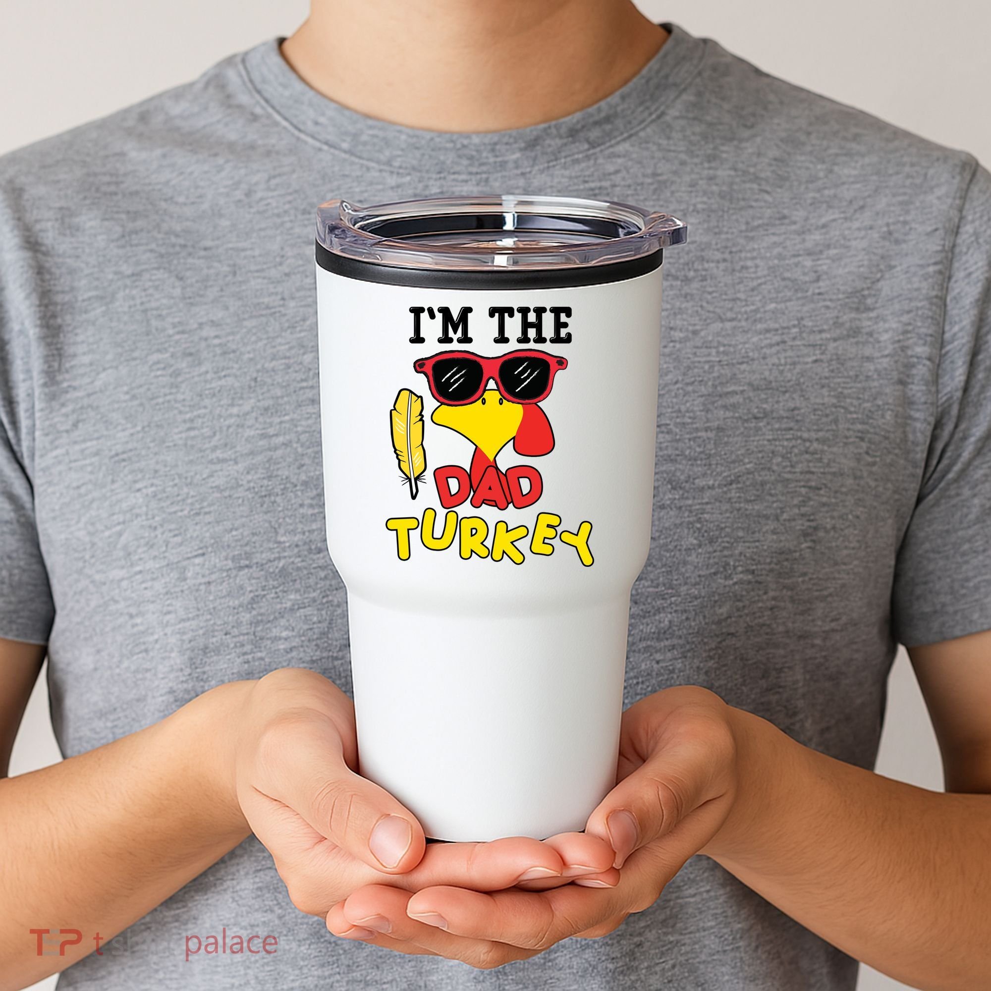 Im The Dad Turkey Funny Thanksgiving Tumbler