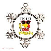 Im The Dad Turkey Funny Thanksgiving Ornament thumb 0