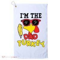 Im The Dad Turkey Funny Thanksgiving Golf Towel thumb 0