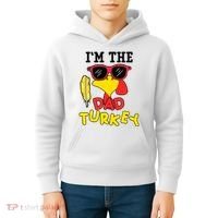 Im The Dad Turkey Funny Thanksgiving Kids Hoodie thumb 4