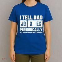 I Tell Dad Jokes Periodically Elet Vintage FatherS Day Meaningful Gift T-Shirt thumb 4