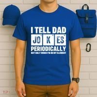 I Tell Dad Jokes Periodically Elet Vintage FatherS Day Meaningful Gift T-Shirt thumb 6