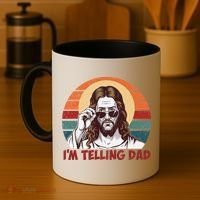 Im Telling Dad Funny Jesus Sayings Bible Verse Fathers Day Coffee Mug thumb 4