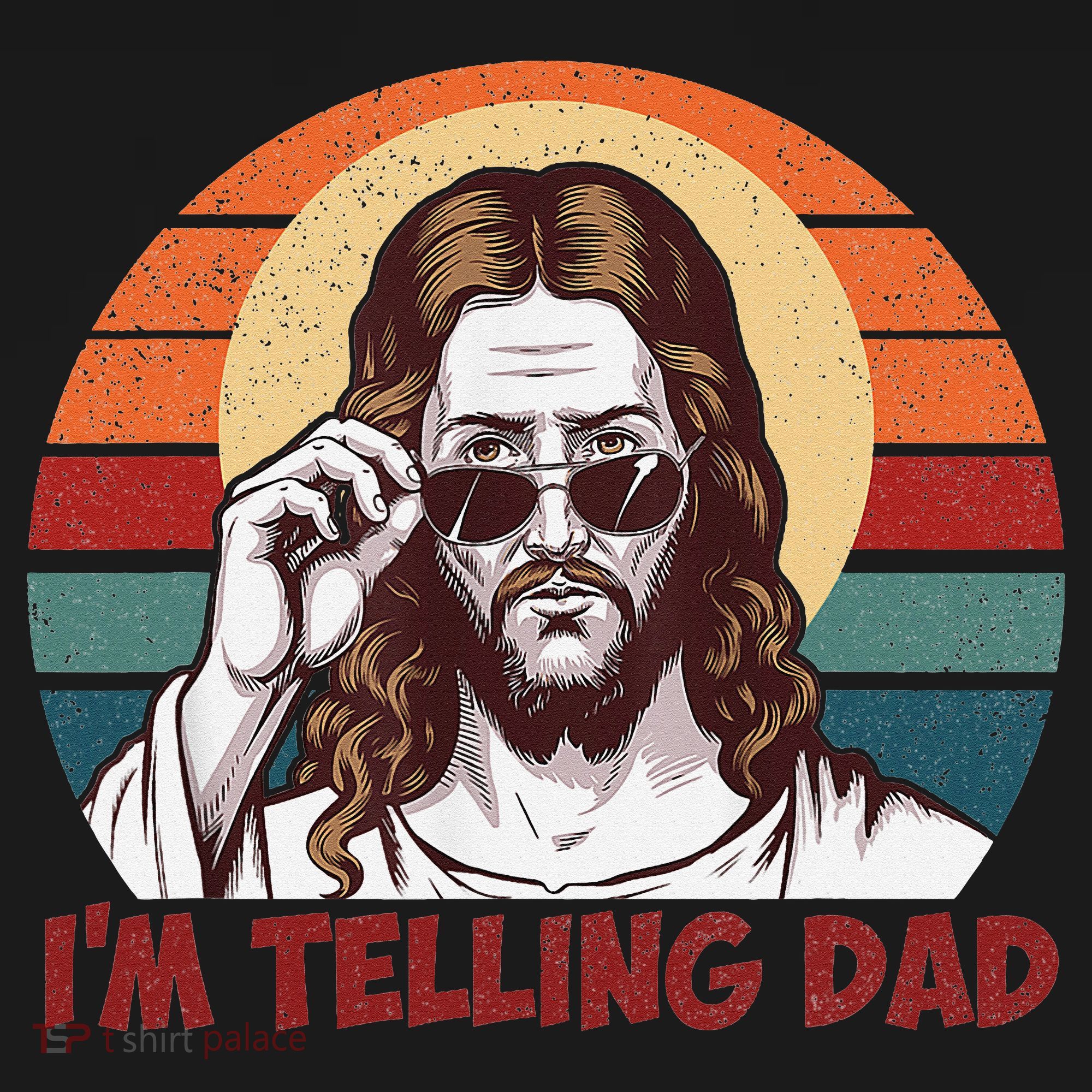 Im Telling Dad Funny Jesus Sayings Bible Verse Fathers Day Coaster