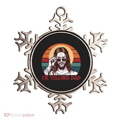 Im Telling Dad Funny Jesus Sayings Bible Verse Fathers Day Ornament