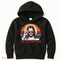 Im Telling Dad Funny Jesus Sayings Bible Verse Fathers Day Kids Hoodie thumb 0