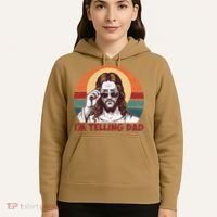 Im Telling Dad Funny Jesus Sayings Bible Verse Fathers Day Hoodie thumb 5