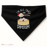 I'm That Dim Sum Funny Chinese Food Meme Kawaii China USA-Made Doggie Bandana thumb 0