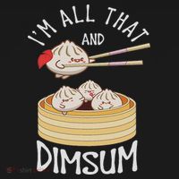 I'm That Dim Sum Funny Chinese Food Meme Kawaii China Polo thumb 3