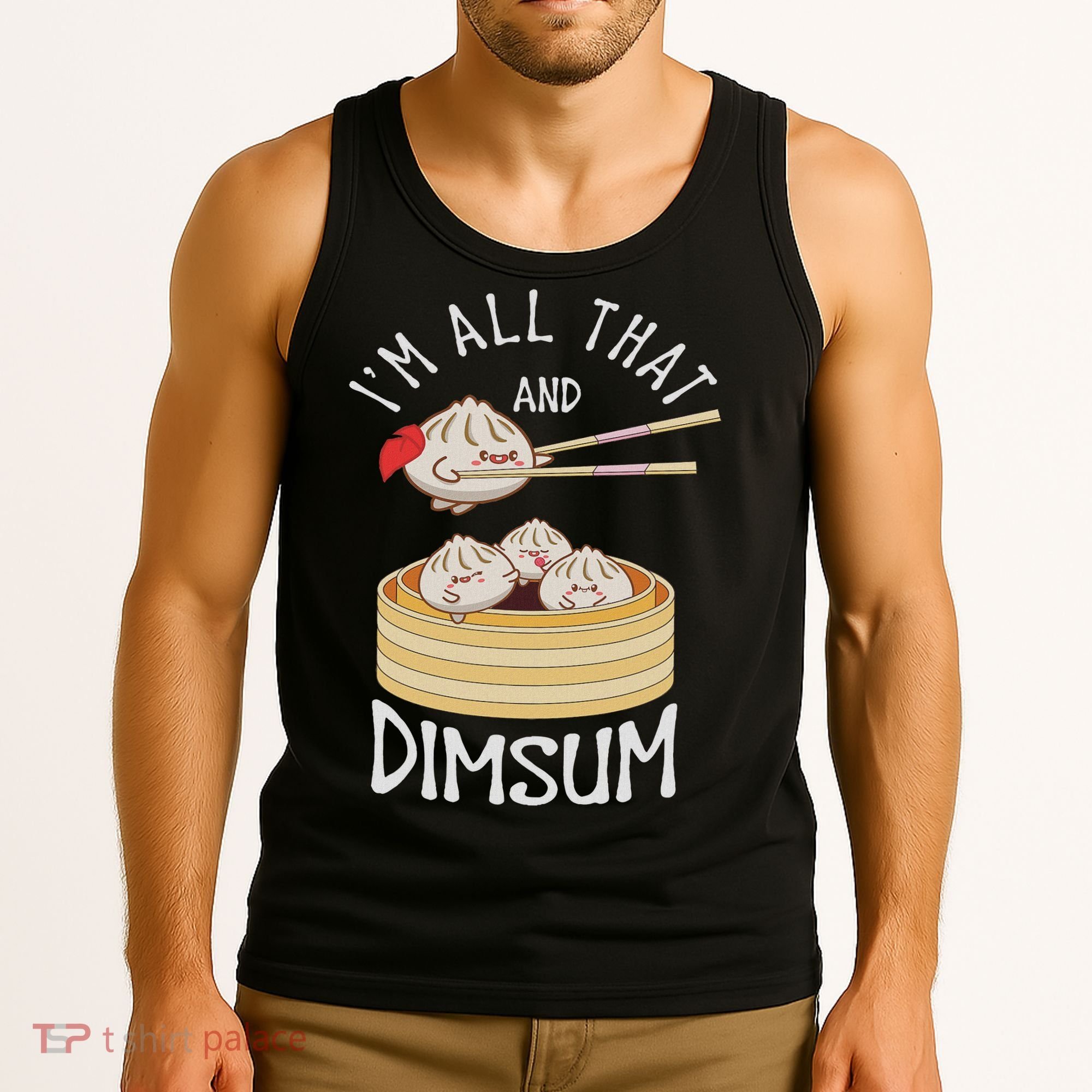 I'm That Dim Sum Funny Chinese Food Meme Kawaii China Tank Top