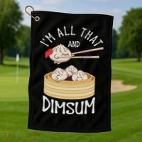 I'm That Dim Sum Funny Chinese Food Meme Kawaii China Golf Towel thumb 1