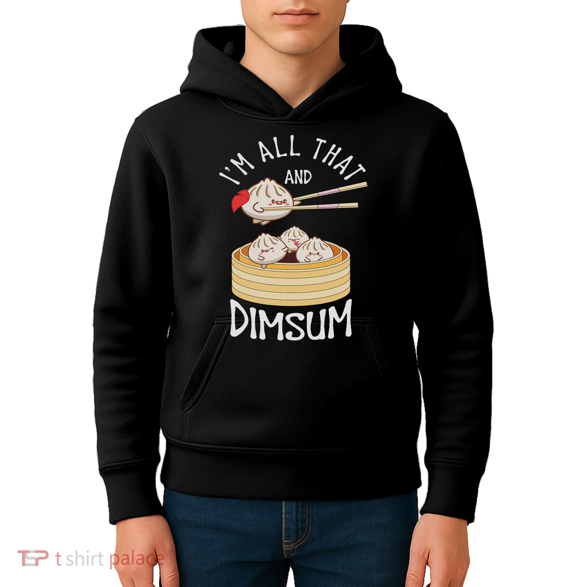 I'm That Dim Sum Funny Chinese Food Meme Kawaii China Kids Hoodie