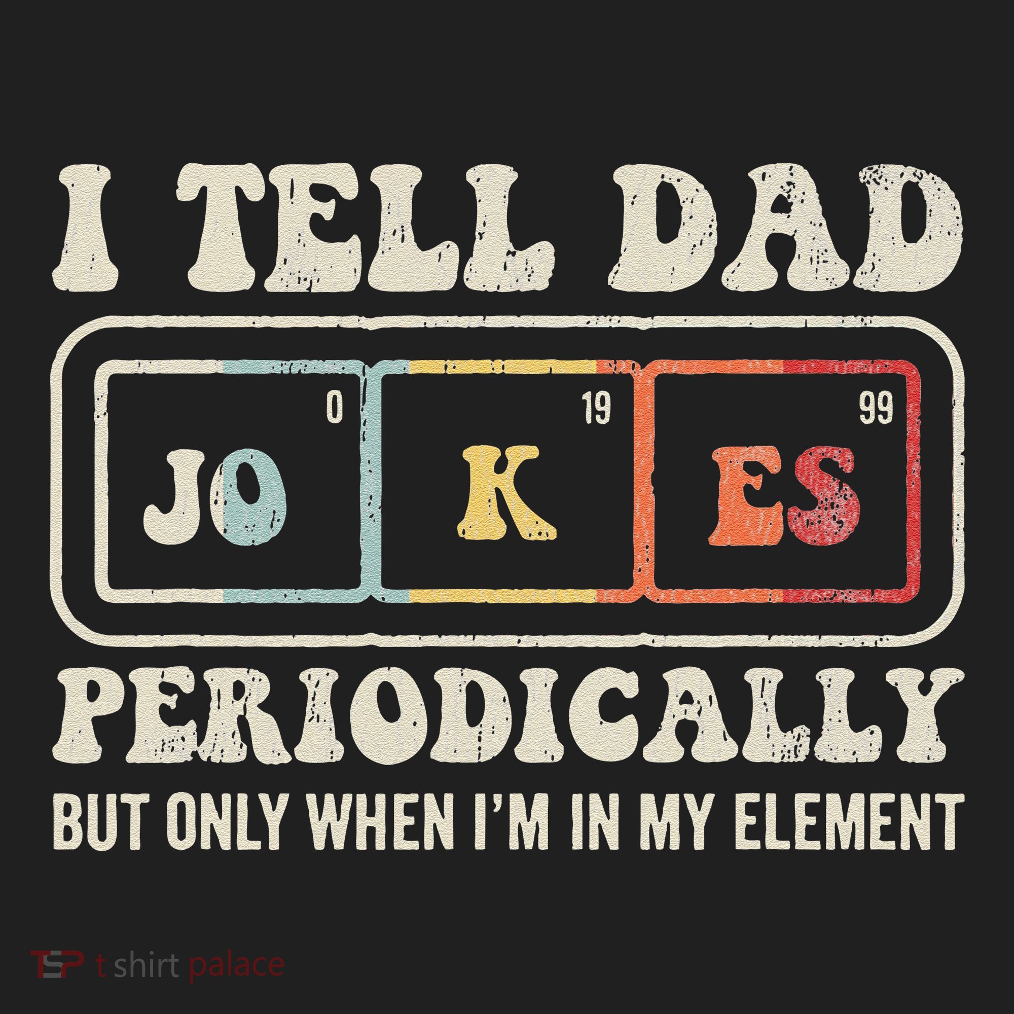 I Tell Dad Jokes Periodically Element Golf Towel