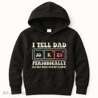 I Tell Dad Jokes Periodically Element Kids Hoodie thumb 0