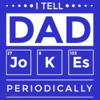 I Tell Dad Jokes Periodically Chemistry Elet Periodic Gift Long Sleeve Shirt thumb 2