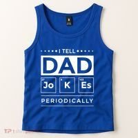 I Tell Dad Jokes Periodically Chemistry Elet Periodic Gift Tank Top thumb 2