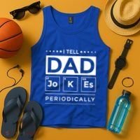 I Tell Dad Jokes Periodically Chemistry Elet Periodic Gift Tank Top thumb 4