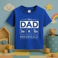 I Tell Dad Jokes Periodically Chemistry Elet Periodic Gift Toddler T-Shirt thumb 3