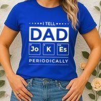 I Tell Dad Jokes Periodically Chemistry Elet Periodic Gift Women's T-Shirt thumb 2