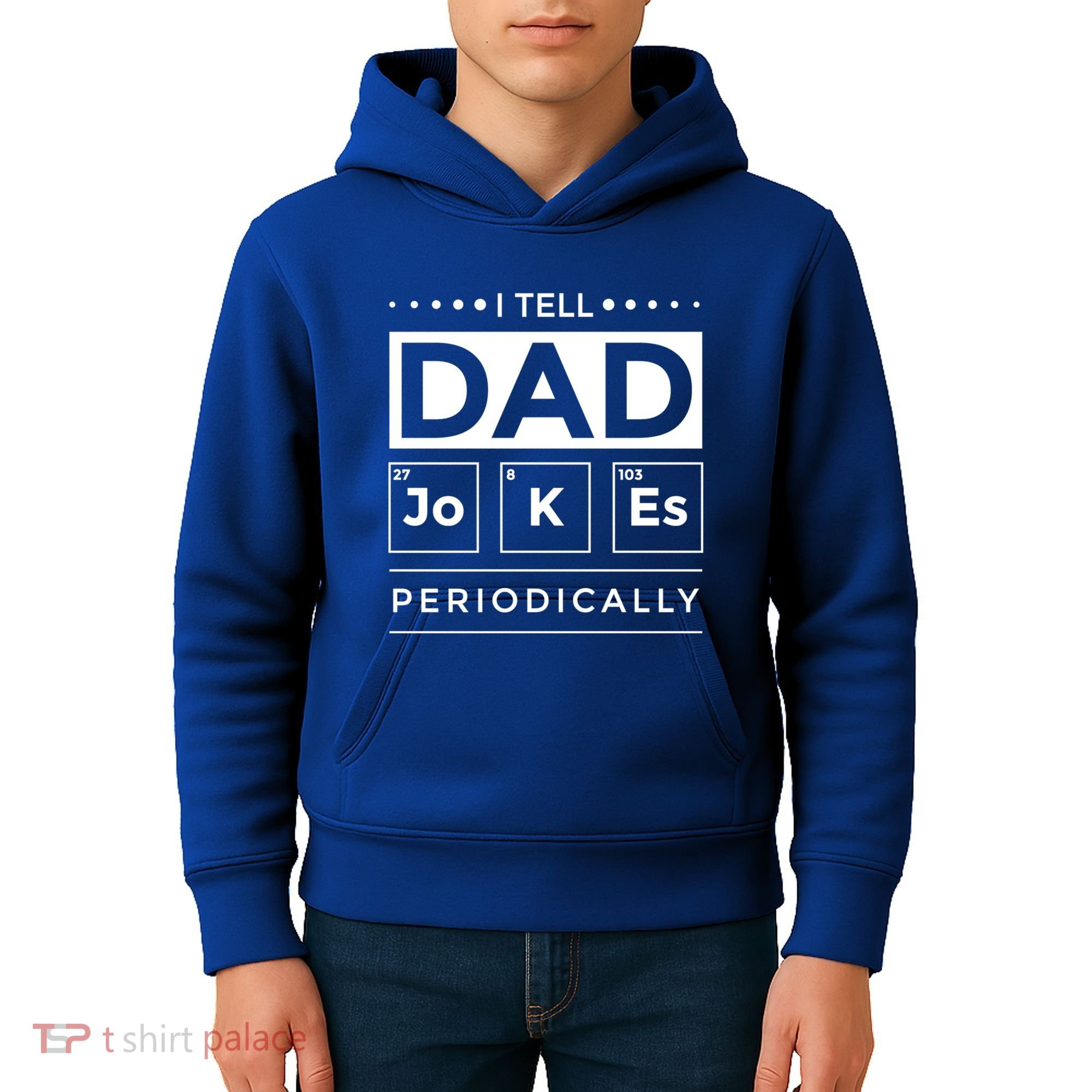 I Tell Dad Jokes Periodically Chemistry Elet Periodic Gift Kids Hoodie