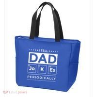 I Tell Dad Jokes Periodically Chemistry Elet Periodic Gift Tote Bag thumb 3