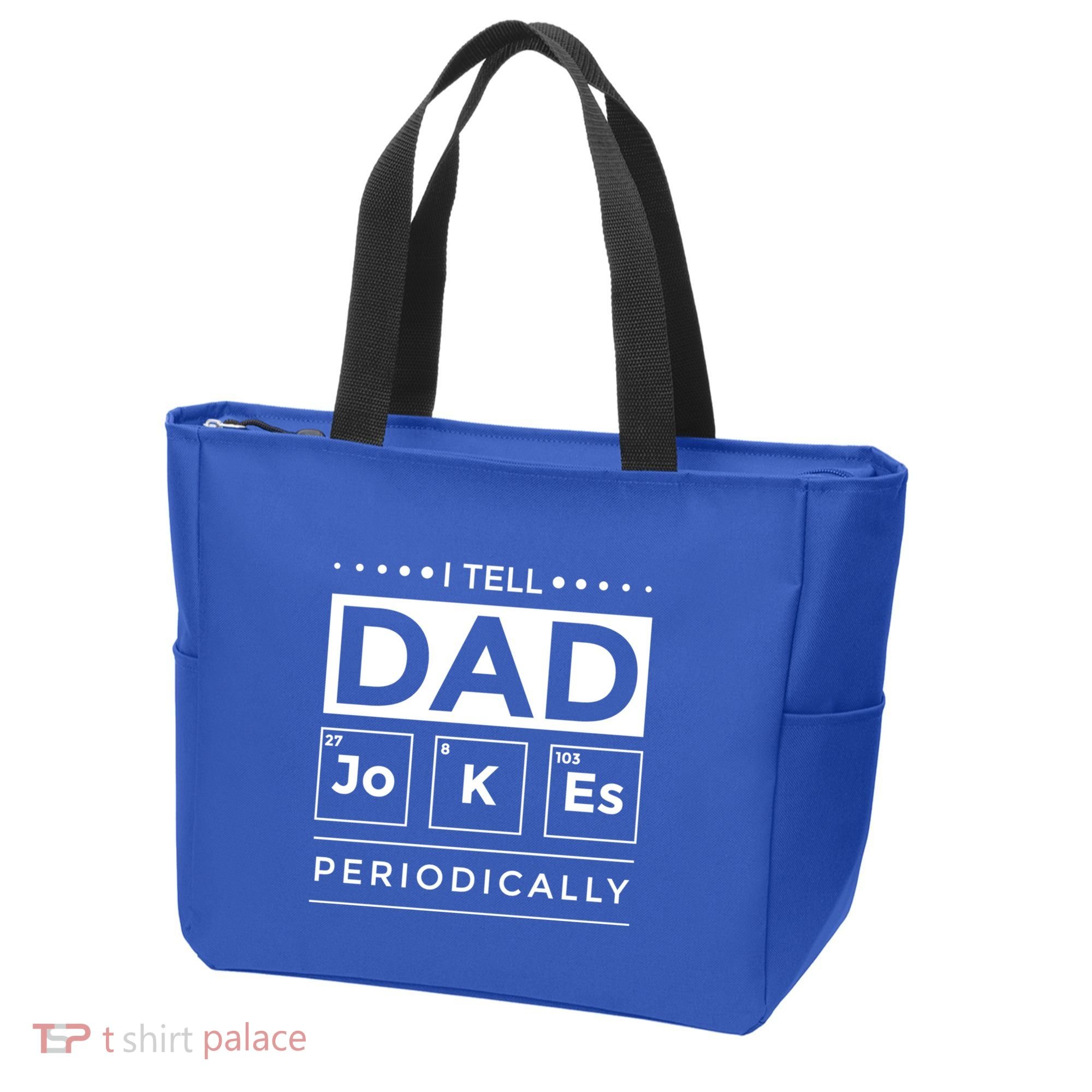 I Tell Dad Jokes Periodically Chemistry Elet Periodic Gift Tote Bag