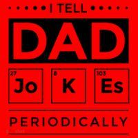 I Tell Dad Jokes Periodically Chemistry Elet Periodic Gift Santa Hat thumb 1