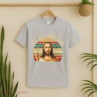 IM Telling Dad Funny Religious Christian Jesus Meme T-Shirt thumb 2