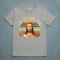 IM Telling Dad Funny Religious Christian Jesus Meme T-Shirt thumb 5