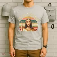 IM Telling Dad Funny Religious Christian Jesus Meme T-Shirt thumb 6