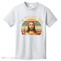 IM Telling Dad Funny Religious Christian Jesus Meme Kids T-Shirt thumb 0