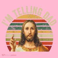 IM Telling Dad Funny Religious Christian Jesus Meme Coaster thumb 2