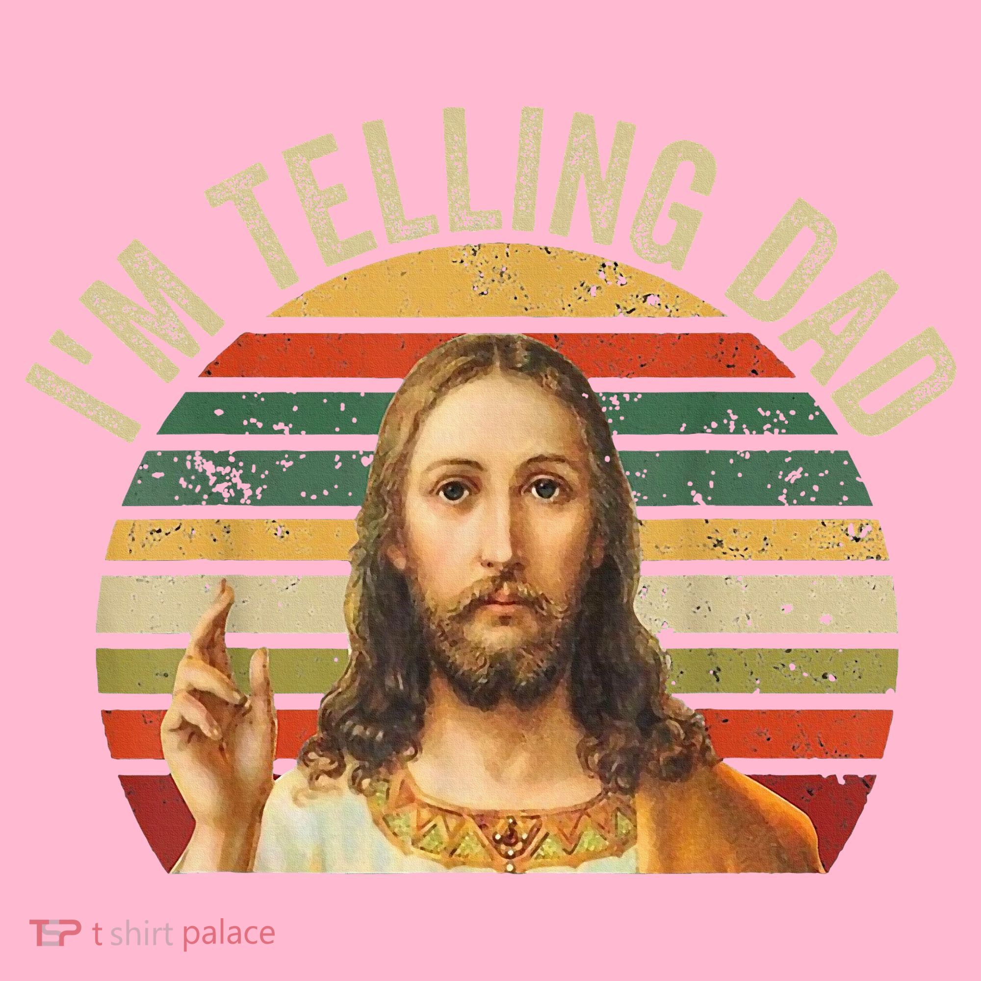 IM Telling Dad Funny Religious Christian Jesus Meme Coaster