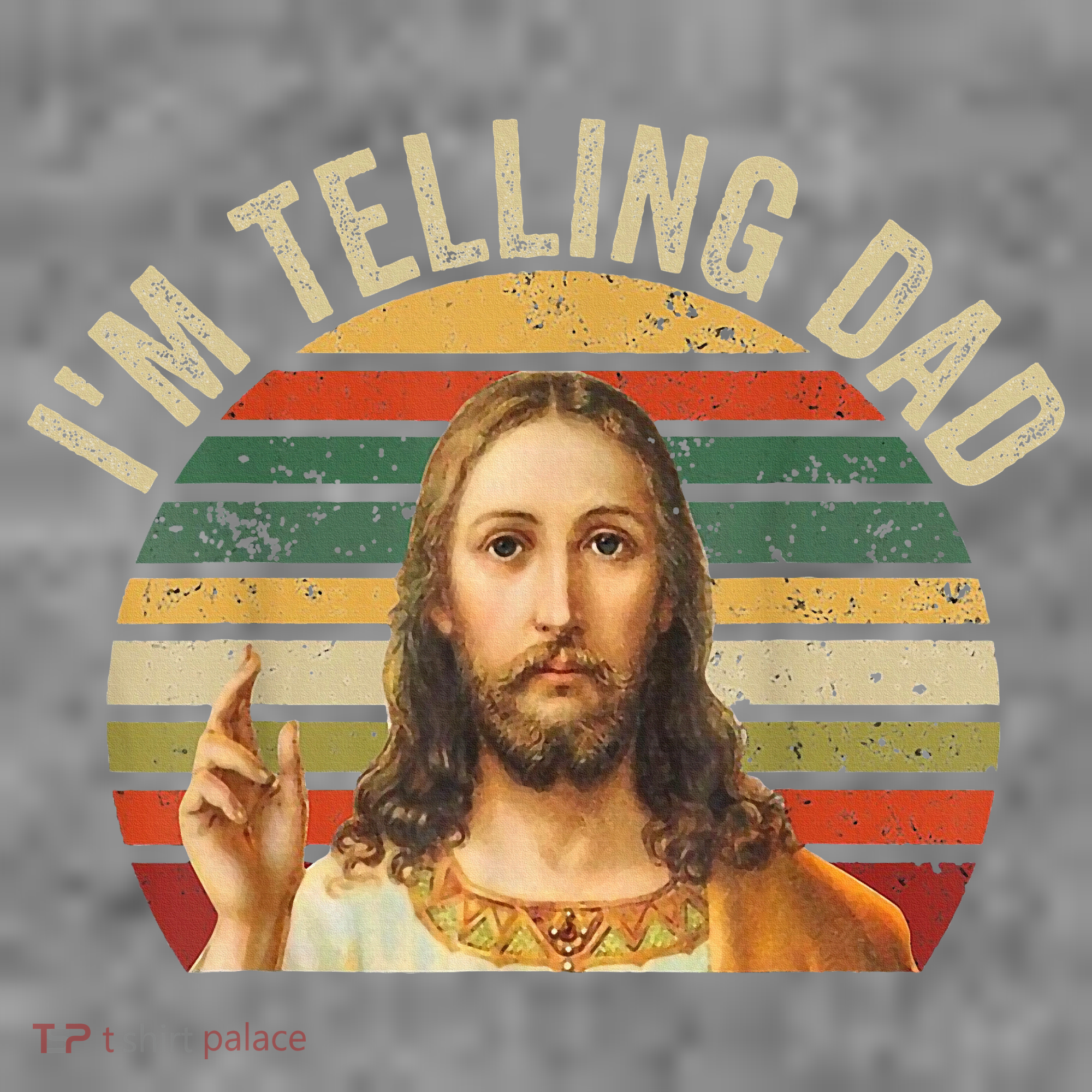 IM Telling Dad Funny Religious Christian Jesus Meme Toddler Hoodie