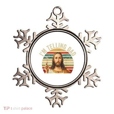 IM Telling Dad Funny Religious Christian Jesus Meme Ornament