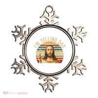 IM Telling Dad Funny Religious Christian Jesus Meme Ornament thumb 0