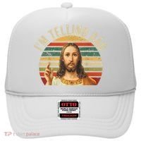 IM Telling Dad Funny Religious Christian Jesus Meme Hat thumb 0