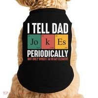 I Tell Dad Jokes Periodically Dad Funny Doggie Tank thumb 0