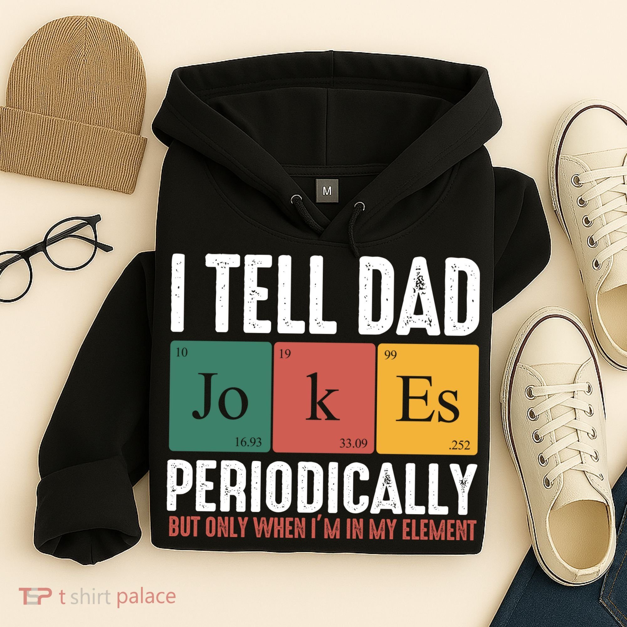 I Tell Dad Jokes Periodically Dad Funny Hoodie
