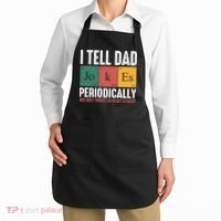 I Tell Dad Jokes Periodically Dad Funny Apron thumb 2