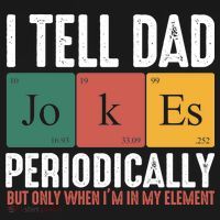 I Tell Dad Jokes Periodically Dad Funny Sweatshirt thumb 3