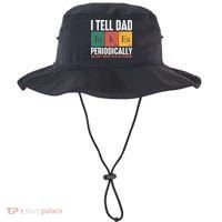 I Tell Dad Jokes Periodically Dad Funny Bucket Hat thumb 0