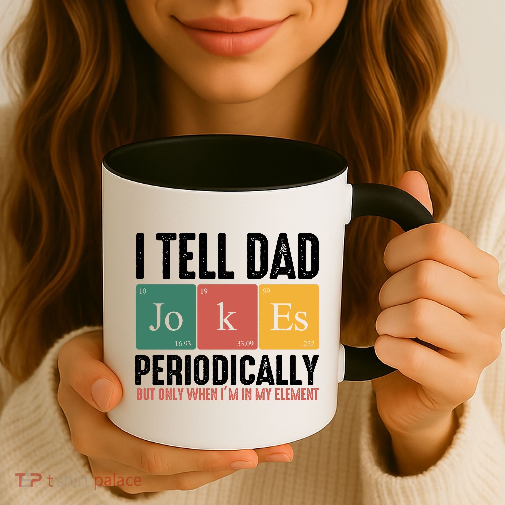 I Tell Dad Jokes Periodically Dad Funny Coffee Mug